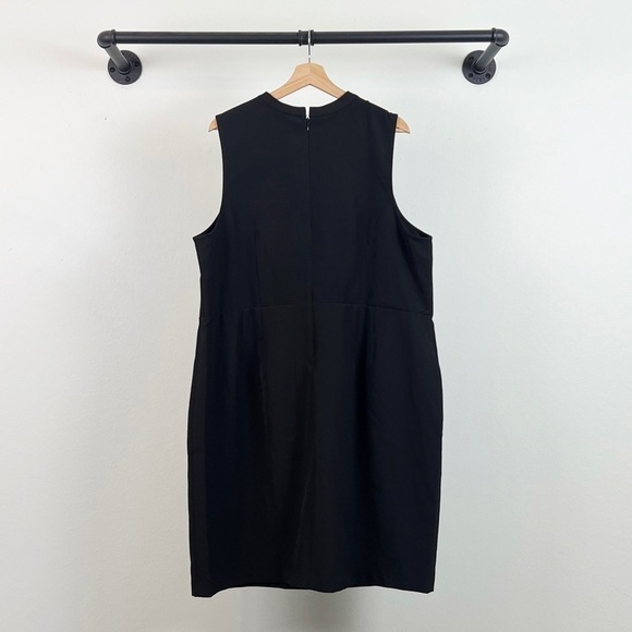 NEW Eloquii Black Cutout Neck Sleeveless Sheath Dress - Picture 4 of 7